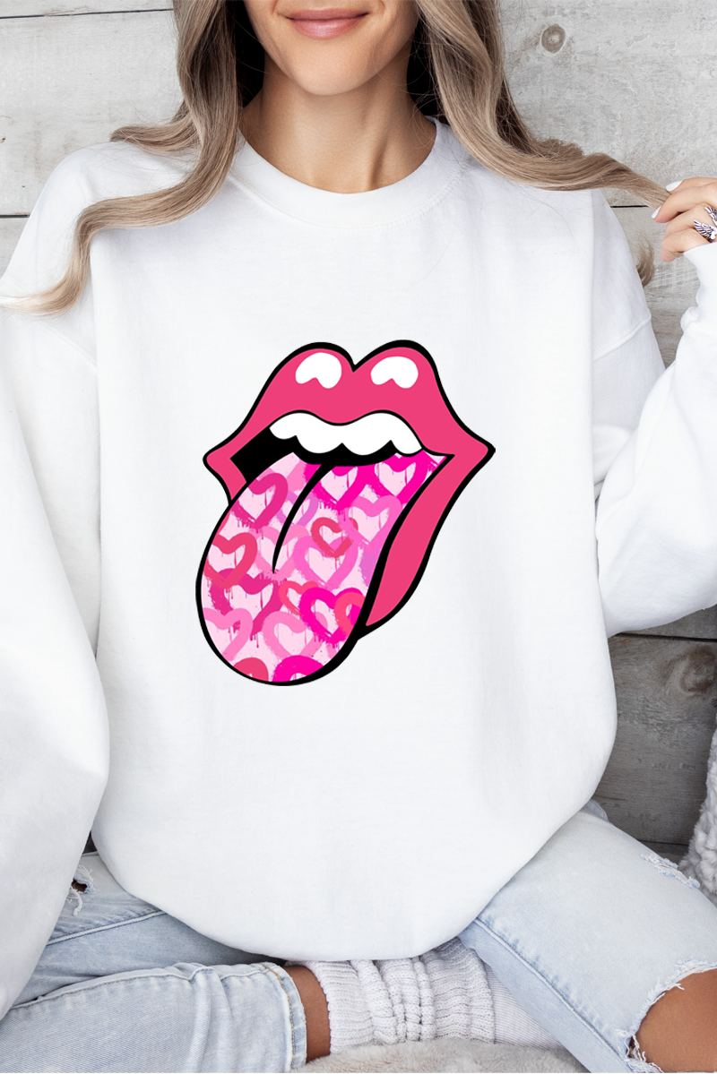 Heart Rolling Stone Crew Neck