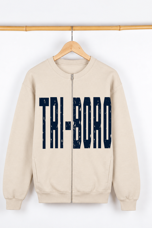 Tri-Boro Split Cardigan Crew