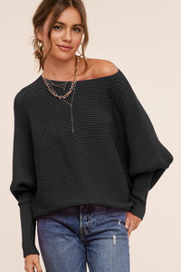 Pretty In Pink Off The Shoulder Sweater