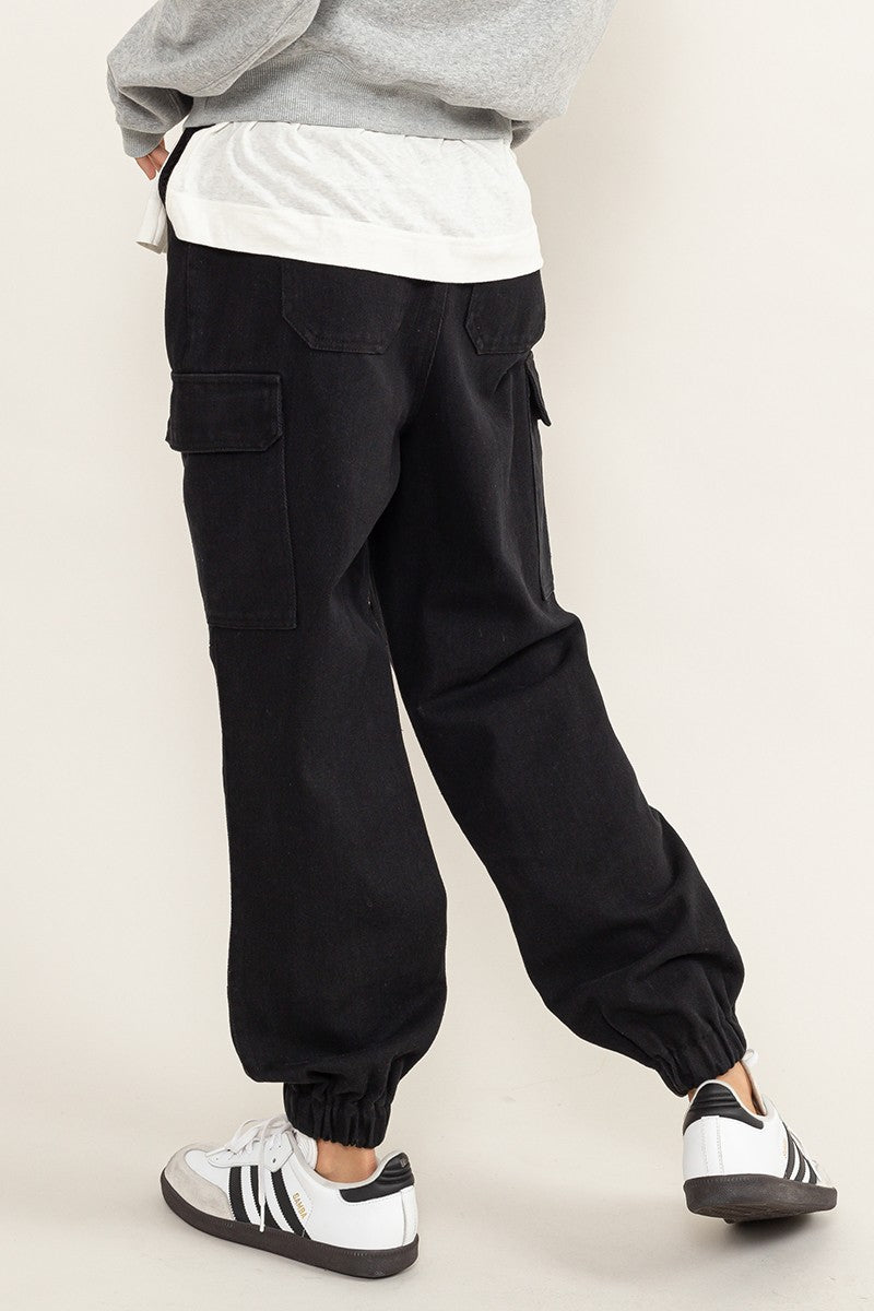 City Scene Distressed Mid-rise Cargo Pants