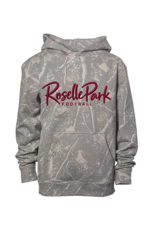 3D Puff Roselle Park Embroidery Deadtree Camo Pullover