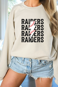 Raiders Baseball Strike Crew Neck