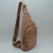 Side Zipper Cross Body Bag