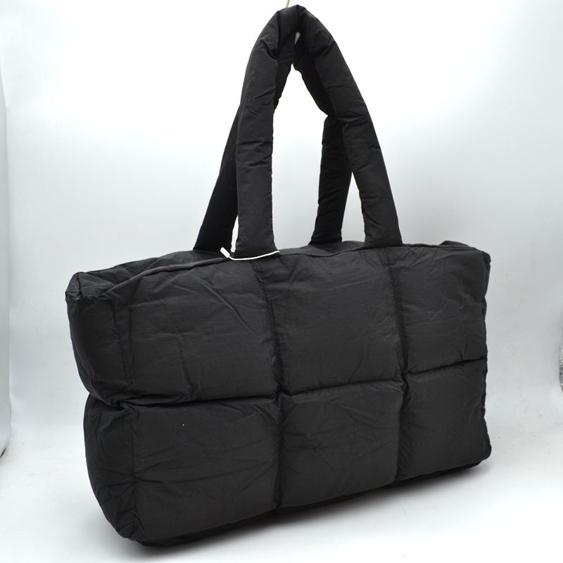 Quilted Puffer Tote Bag