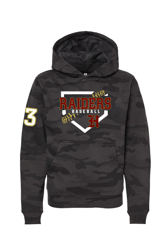 Youth Raiders Midweight Hoodie - Black Camo