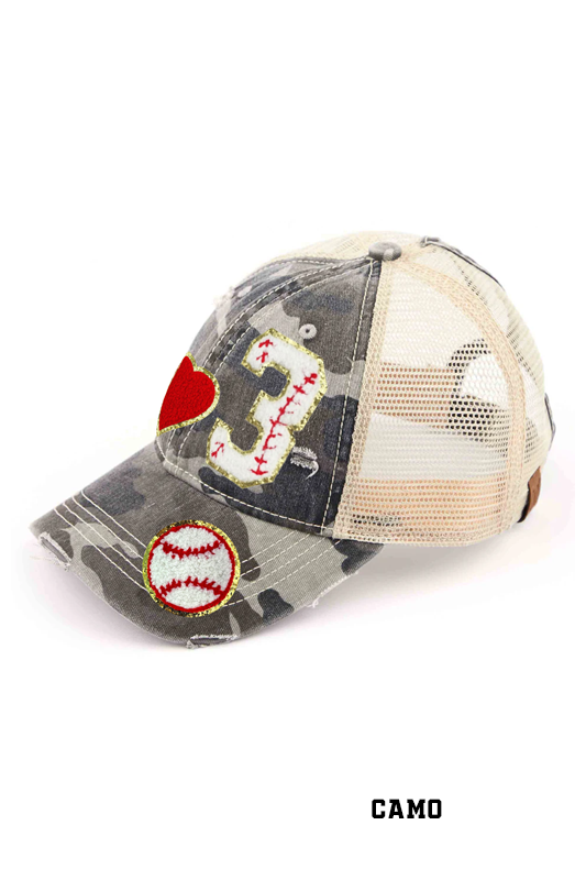 Personalized Ponytail Baseball Cap for Baseball