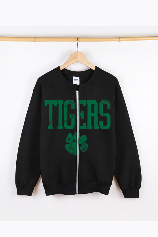 Tigers Split Cardigan Crew