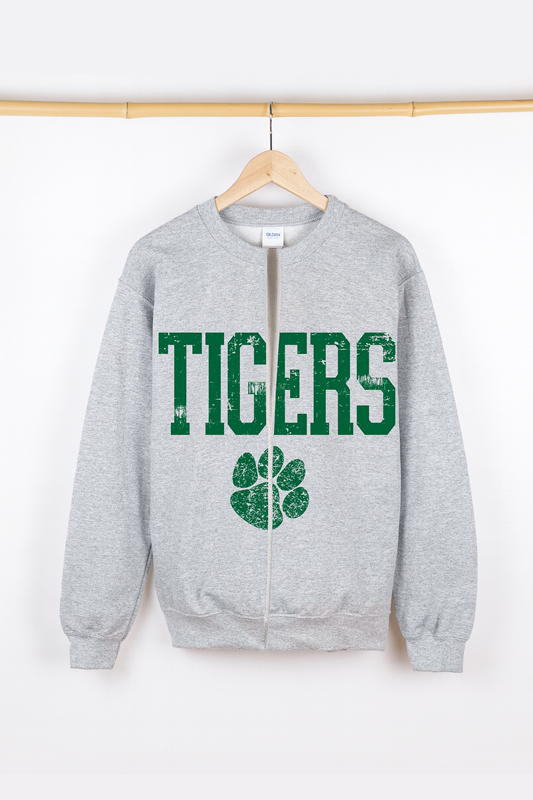 Tigers Split Cardigan Crew