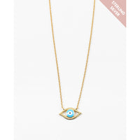 Sterling Silver Evil Eye Necklace