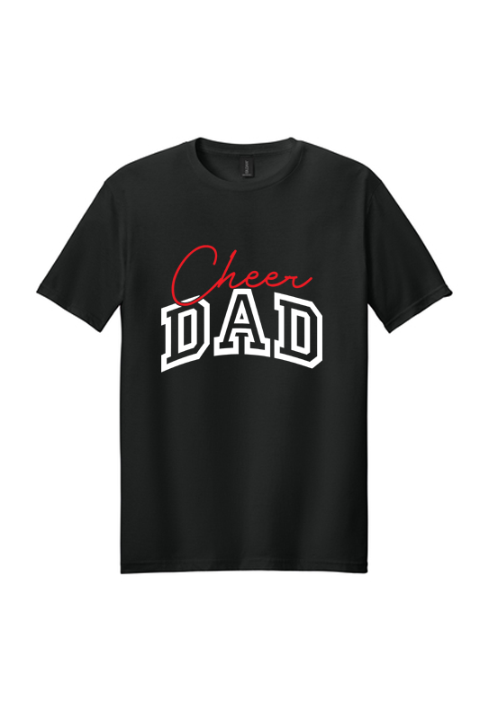 Outline Cheer Dad Cotton Tee