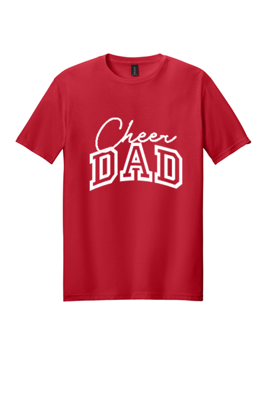 Outline Cheer Dad Cotton Tee
