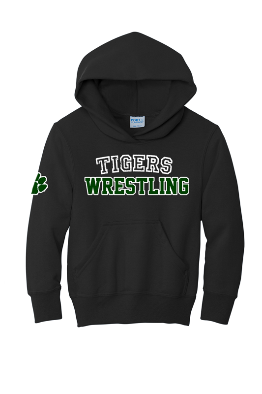 Tiger Fleece Pullover Hooded Sweatshirt