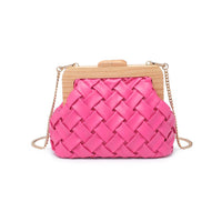 Woven WOODEN Clutch