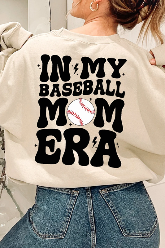 In My Baseball Era Crew Neck Sweatshirt