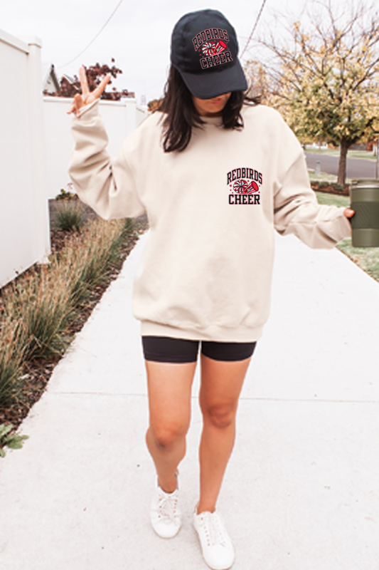 Redbirds Oversized Letter Crewneck