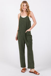 Mineral Washed Jumpsuit