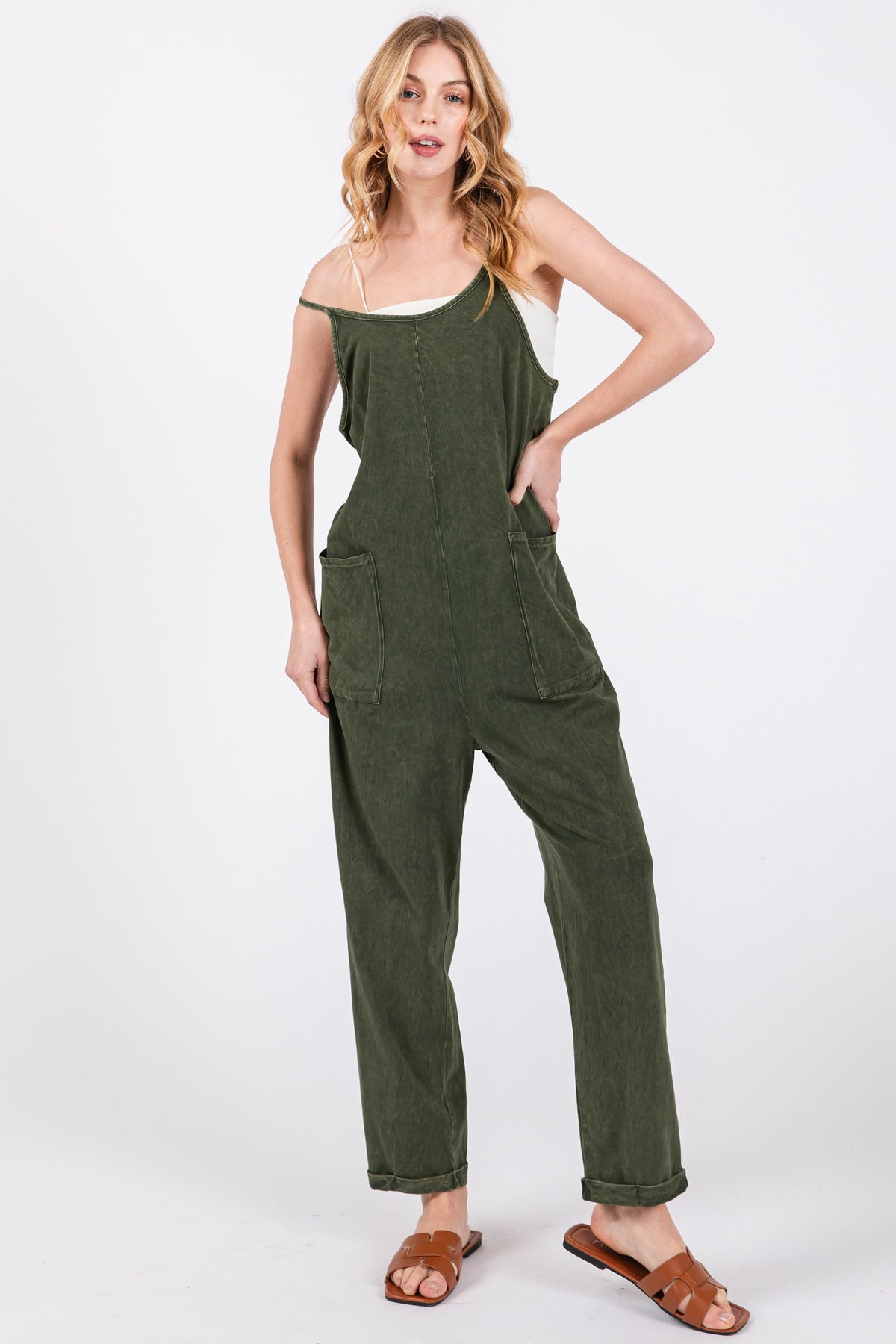 Mineral Washed Jumpsuit