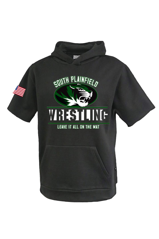 Wicking Fleece Short Sleeve Hooded Pullover