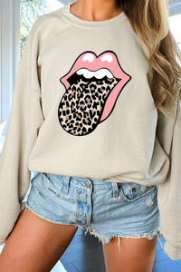 Rolling Stone Cheetah Print Tongue