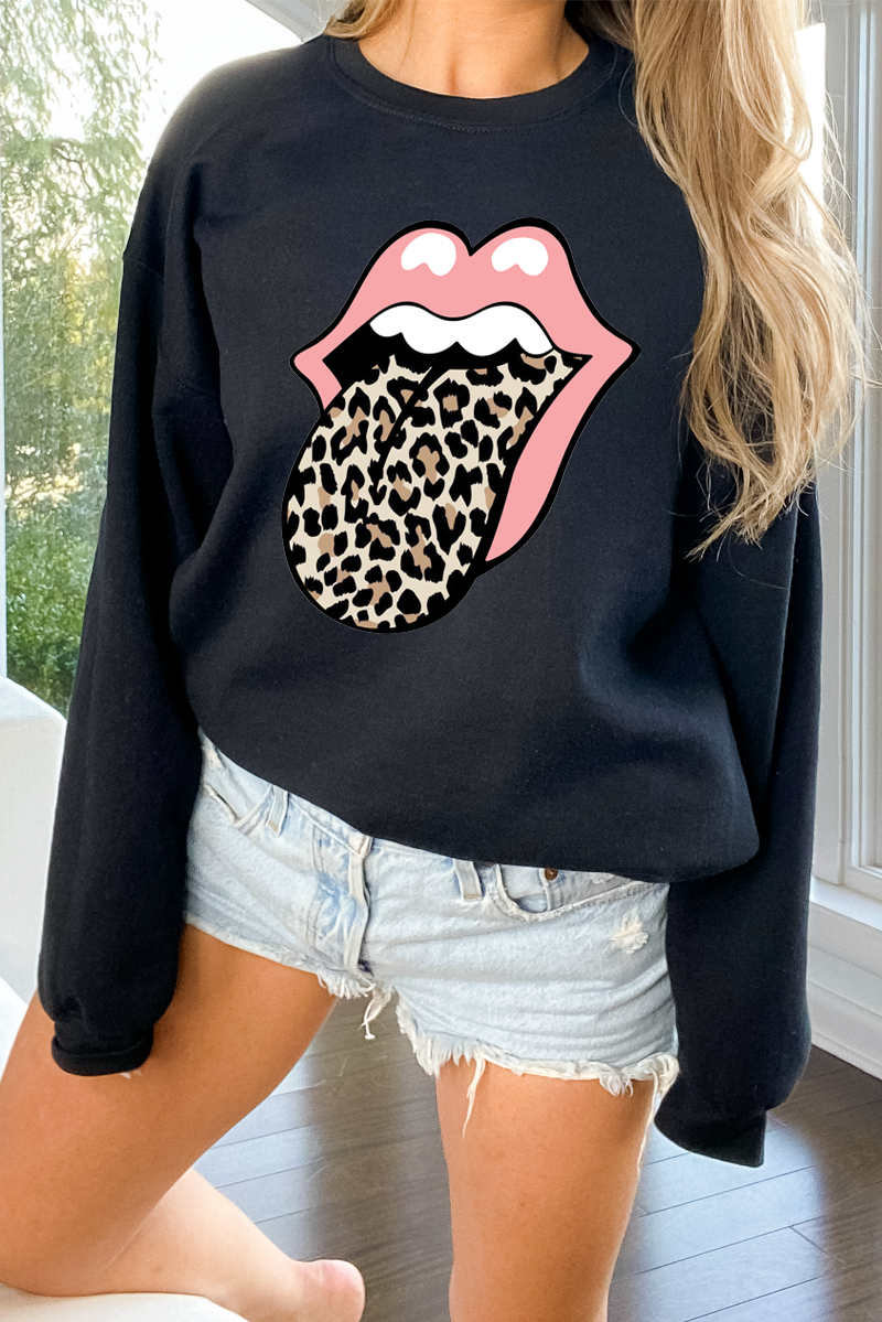 Rolling Stone Cheetah Print Tongue