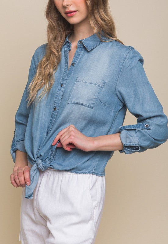 Denim Blouse