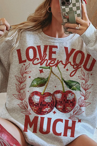 I Love You Cherry Much Crewneck