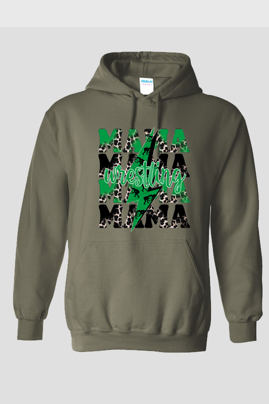 Strike Mama Leopard Pullover Hoodie