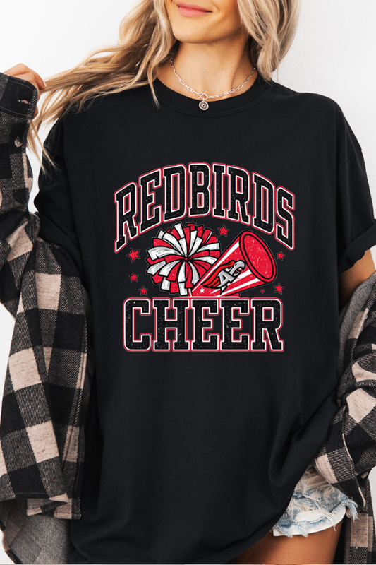 Red Birds Comfort Color Tee