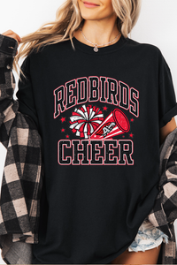 Red Birds Comfort Color Tee