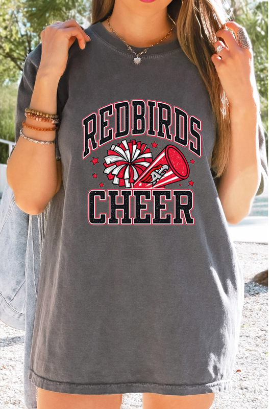 Red Birds Comfort Color Tee