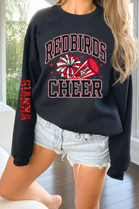 Red Birds Crew Neck Sweatshirt