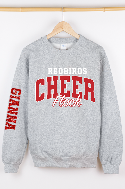 Red Birds Crew Neck Sweatshirt