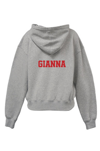 Red Birds Cheer Lace up Pullover
