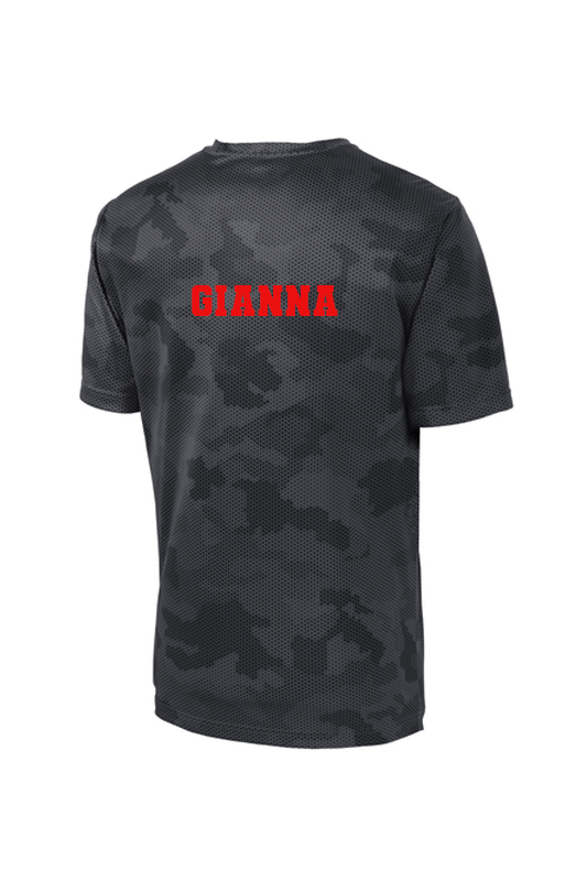 Red Bird Cheer CamoHex Tee