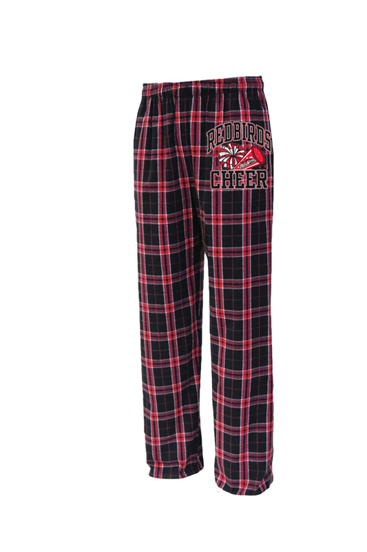 Red Birds Flannel Pants