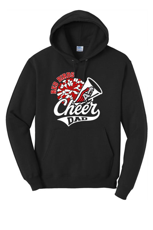 Red Birds Cheer Dad Pullover