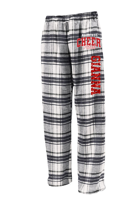 Red Birds Flannel Pants