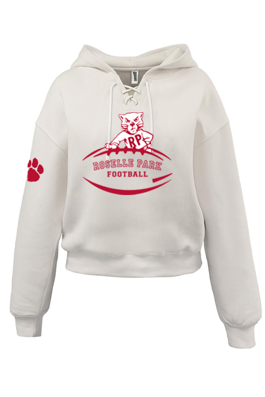 Roselle Park Womens Lace-Up Hoodie