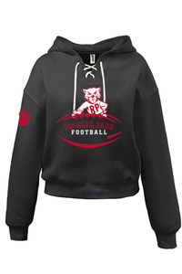 Roselle Park Womens Lace-Up Hoodie