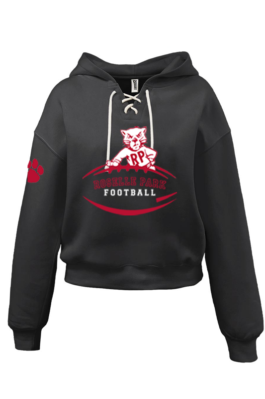 Roselle Park Womens Lace-Up Hoodie