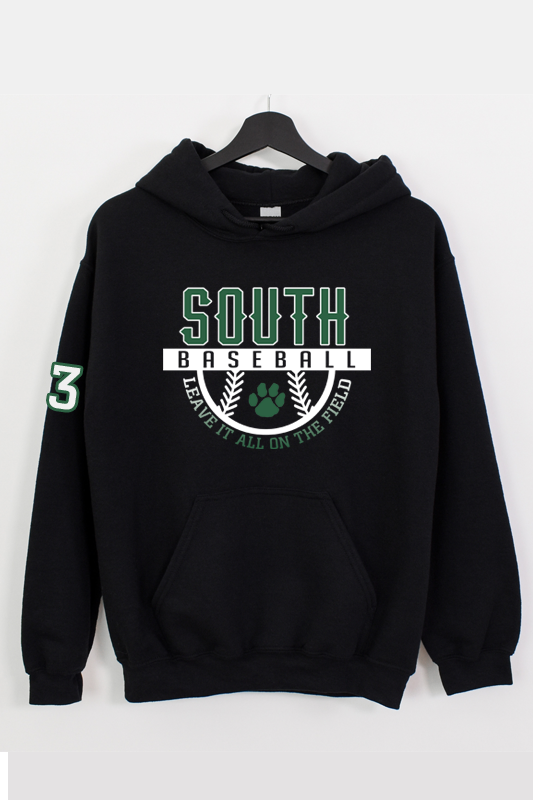 Adult South Baseball Hoodie