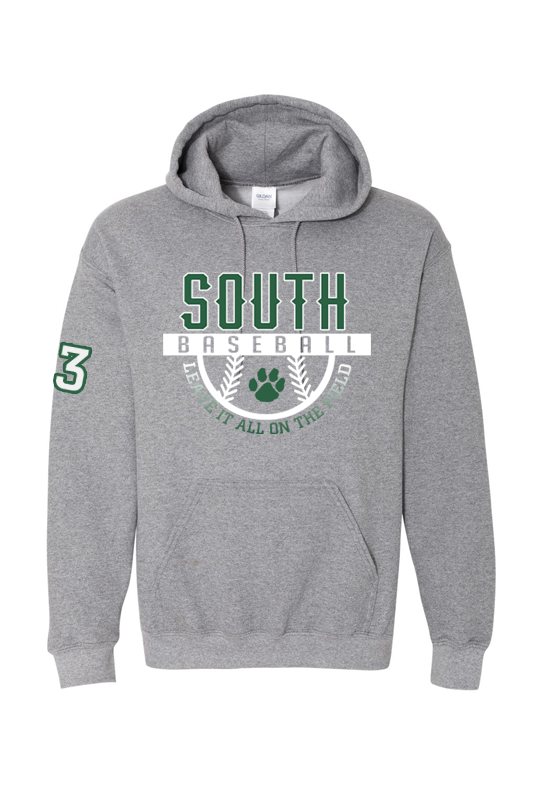 Adult South Baseball Hoodie