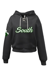 Womens Lace-Up Hoodie