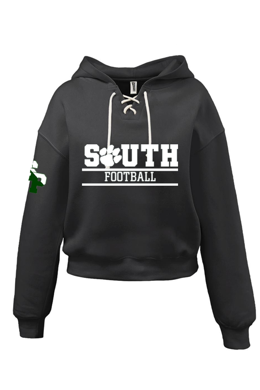 Womens Lace-Up Hoodie