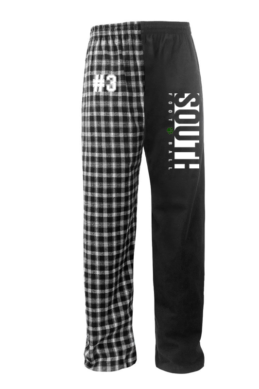 Color Block Plaid Pants