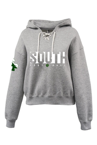 Womens Lace-Up Hoodie