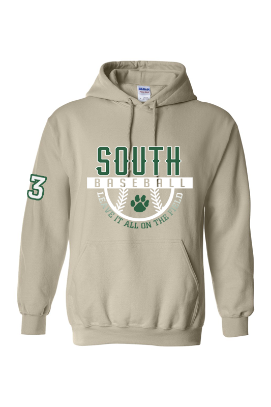 Adult South Baseball Hoodie