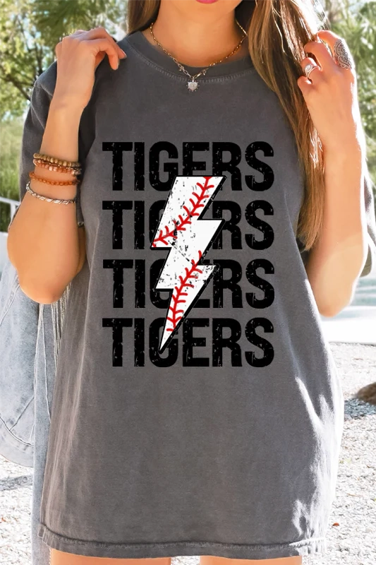 Tigers Distressed Baseball Strike -Pepper