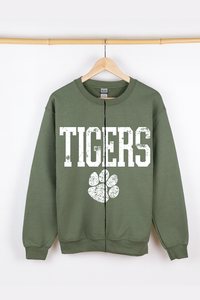 Tigers Split Cardigan Crew