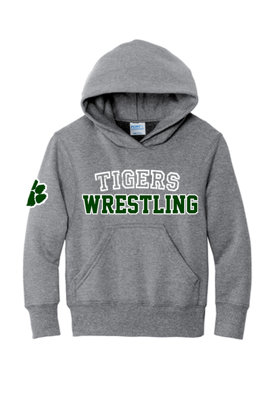 Tiger Fleece Pullover Hooded Sweatshirt